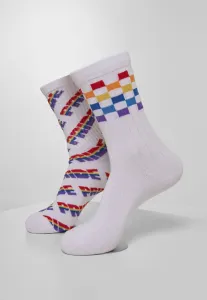 Urban Classics Pride Racing Socks 2-Pack multicolor - Size:47–50