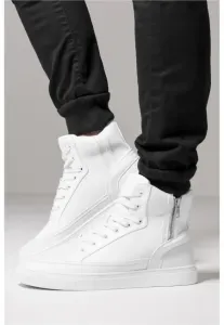 Urban Classics Zipper High Top Shoe white - Size:37