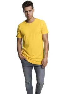 Pánske tričko Urban Classics Shaped Long Tee chrome yellow - 2XL