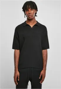 Urban Classics Ribbed Oversized Shirt black - Size:L