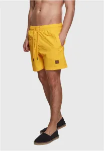 Urban Classics Block Swim Shorts chrome yellow - Size:S