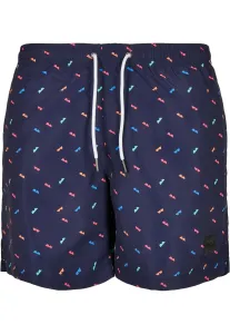 Urban Classics Pattern Swim Shorts sunglasses aop - Size:L