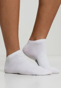 Urban Classics Logo No Show Socks 5-Pack white - Size:35–38
