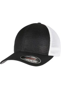 Urban Classics FLEXFIT 360 OMNIMESH CAP 2-TONE black/white - Size:L/XL