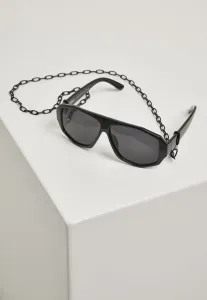 Urban Classics 101 Chain Sunglasses black/black - One Size