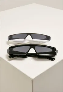 Urban Classics Sunglasses Alabama 2-Pack black/white - One Size