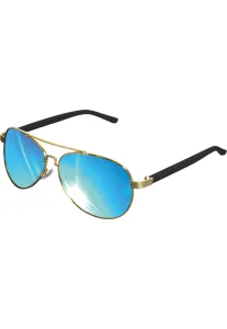 Urban Classics Sunglasses Mumbo Mirror gold/blue - Size:UNI