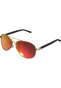 Urban Classics Sunglasses Mumbo Mirror gold/red - Size:UNI