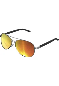 Urban Classics Sunglasses Mumbo Mirror silver/orange - Size:UNI