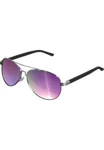 Urban Classics Sunglasses Mumbo Mirror silver/purple - Size:UNI
