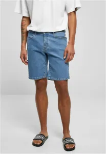 Urban Classics Relaxed Fit Jeans Shorts light blue washed - Size:28