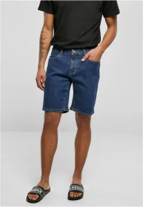 Urban Classics Relaxed Fit Jeans Shorts mid indigo washed - Size:28