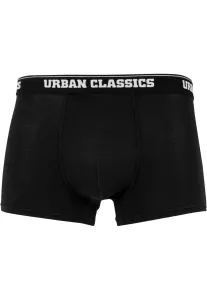 Urban Classics Organic Boxer Shorts 3-Pack white/navy/black - Size:S