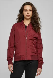 Urban Classics Ladies Light Bomber Jacket burgundy - Size:M
