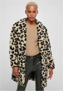 Urban Classics Ladies Oversized AOP Sherpa Coat sandleo - Size:XL