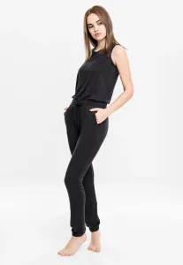 Urban Classics Ladies Tech Mesh Long Jumpsuit black - Size:3XL