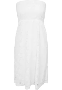 Urban Classics Ladies Laces Dress white - Size:L