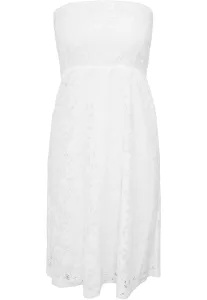 Urban Classics Ladies Laces Dress white - Size:XL