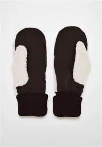 Urban Classics Nylon Sherpa Gloves black/offwhite - Size:L/XL