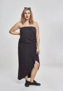 Urban Classics Ladies Viscose Bandeau Dress black - Size:XL
