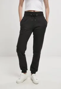 Urban Classics Ladies Organic High Waist Sweat Pants black - XL