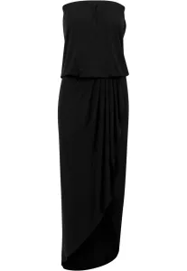 Urban Classics Ladies Viscose Bandeau Dress black - Size:3XL
