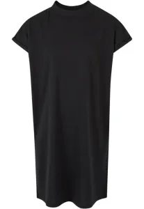 Extended Shoulder dress for girls - black