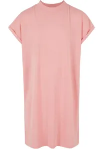 Turtle Extended Shoulder dress for girls - pink #9178778