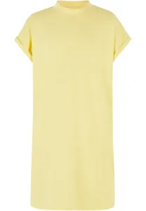 Turtle Extended Shoulder Dress for Girls - Yellow #9178767
