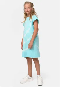 Urban Classics Girls Tie Dye Dress aquablue - 122/128