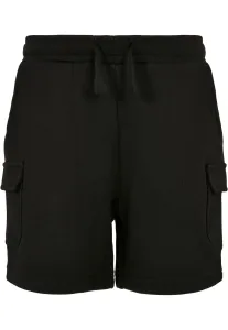 Urban Classics Boys Organic Cargo Sweat Shorts black - 122/128