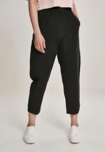 Urban Classics Ladies High Waist Cropped Pants black - L