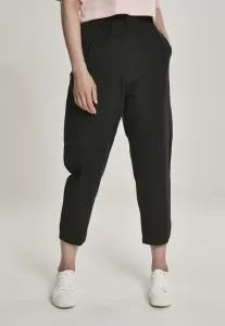 Urban Classics Ladies High Waist Cropped Pants black - XS