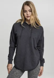 Urban Classics Ladies Oversized Terry Hoody charcoal - Size:L