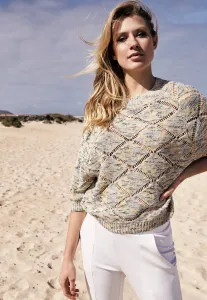 Urban Classics Ladies Summer Sweater multipastel - Size:XS