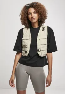 Urban Classics Ladies Short Tactical Vest concrete - L
