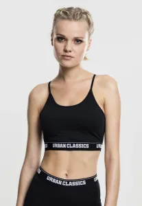 Urban Classics Ladies Sports Bra black - Size:M