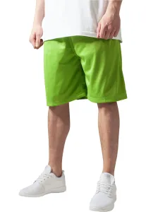 Urban Classics Bball Mesh Shorts limegreen - S
