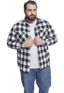 Urban Classics Checked Flanell Shirt blk/wht - Size:S