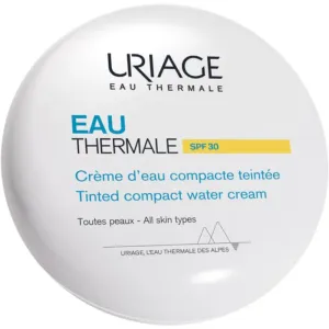 Uriage Eau Thermale Water Cream Tinted Compact SPF 30 hodvábny púder pre zjednotenie farebného tónu pleti 10 g