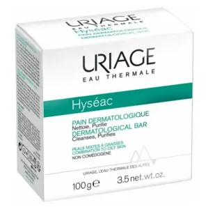 Uriage Čistiace tuhé mydlo pre zmiešanú a mastnú pleť Hyseac ( Derma tological Bar) 100 g