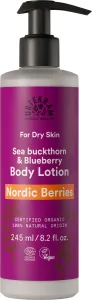 Urtekram Nordic Berries intenzívne hydratačné telové mlieko 245 ml