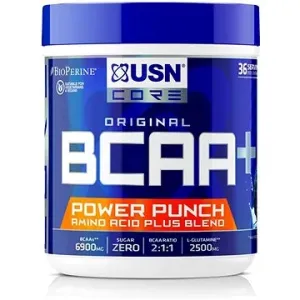 USN BCAA Power Punch, 400 g, modrá malina