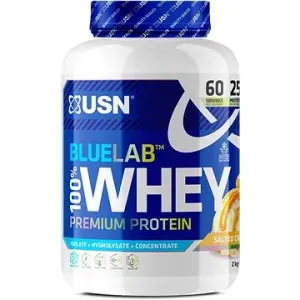 USN BlueLab 100 % Whey Premium Protein 908 g, slaný karamel
