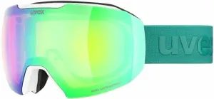 UVEX Epic Attract White Mat Mirror Green/Contrastview Orange Lasergold Lite Lyžiarske okuliare