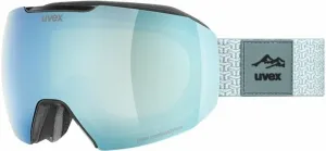 UVEX Epic Attract Black Mat Mirror Sapphire/Contrastview Green Lasergold Lite Lyžiarske okuliare