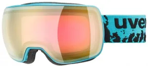 UVEX Compact FM Matte Petrol/Mirror Pink Lyžiarske okuliare