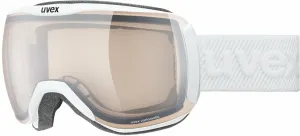 UVEX Downhill 2100 V White Mat/Variomatic Mirror Silver Lyžiarske okuliare