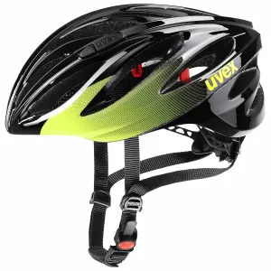 Uvex Boss Race bicycle helmet black/lime, M (55-60 cm)