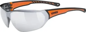 UVEX Sportstyle 204 Black/Orange/Silver Mirrored Cyklistické okuliare